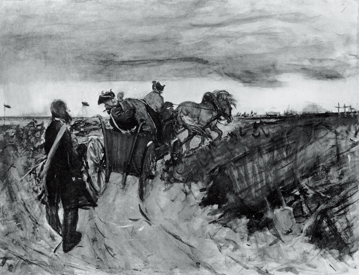  瓦伦丁·亚历山德罗维奇·谢洛夫 Valentin Alexandrovich Serov —— 彼得一世慰问劳动者 (3)